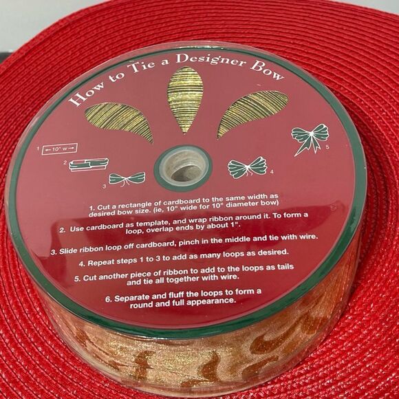 Members Mark Wired Ribbon Gold 55 yards NWT - Picture 4 of 5